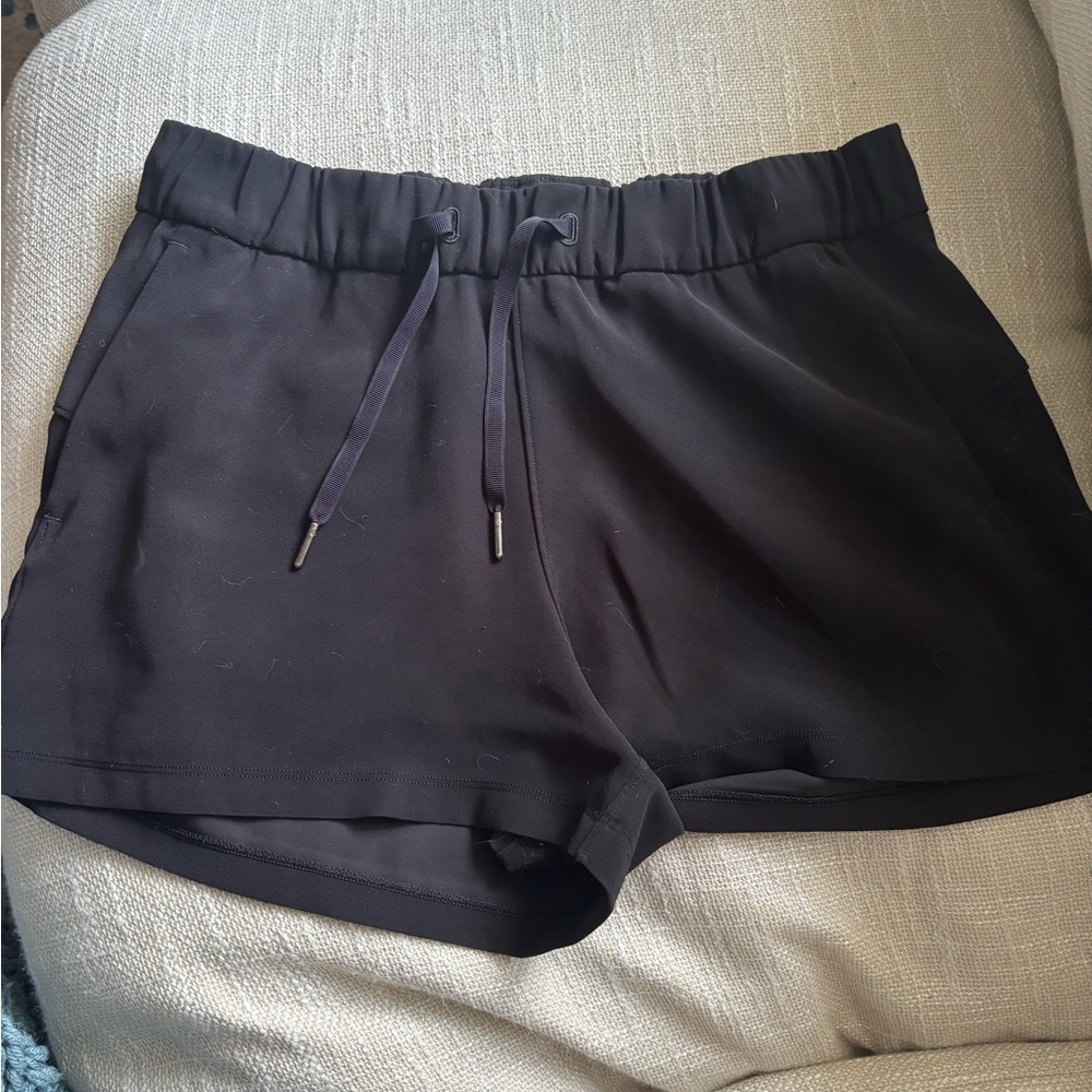 lululemon athletica on the fly Black Athletic Shorts